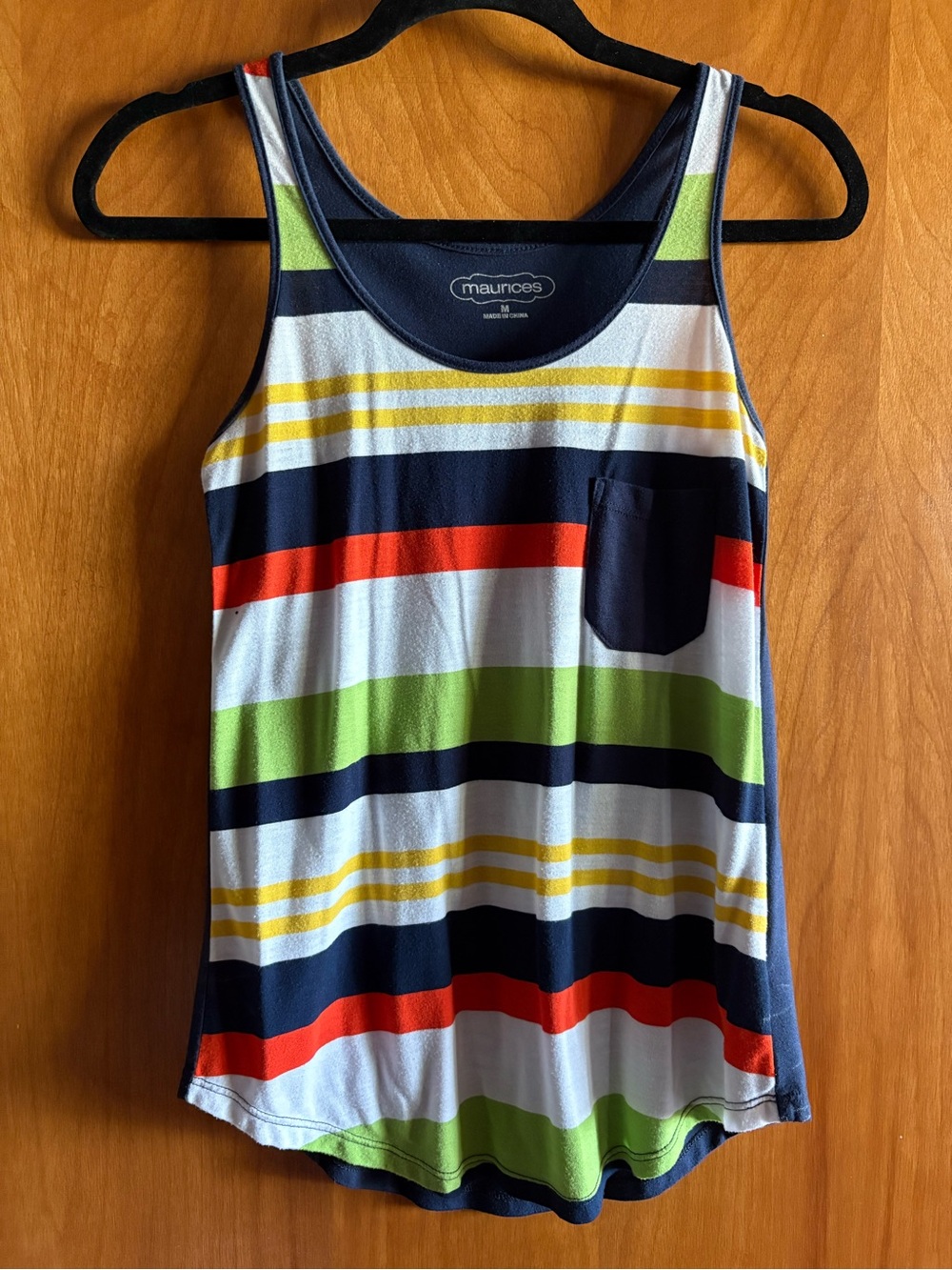 Maurice’s tank top